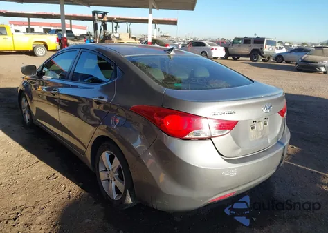 2013 Hyundai Elantra Gls from USA, damaged, VIN 5NPDH4AE1DH357191